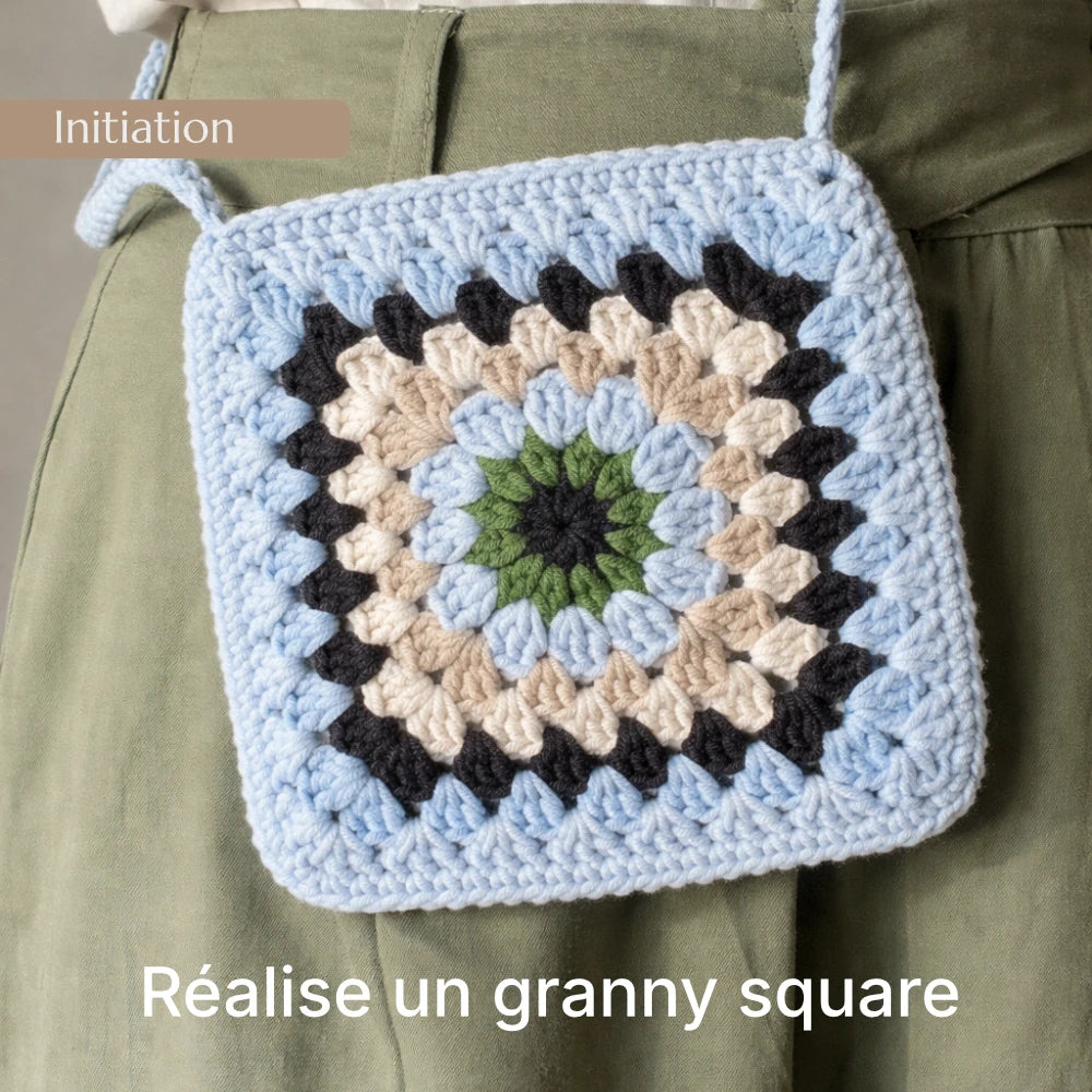 Initiation – Réalise ton granny square au crochet