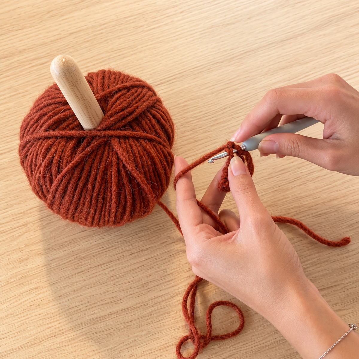 Apprends les bases du crochet (100 % débutant)
