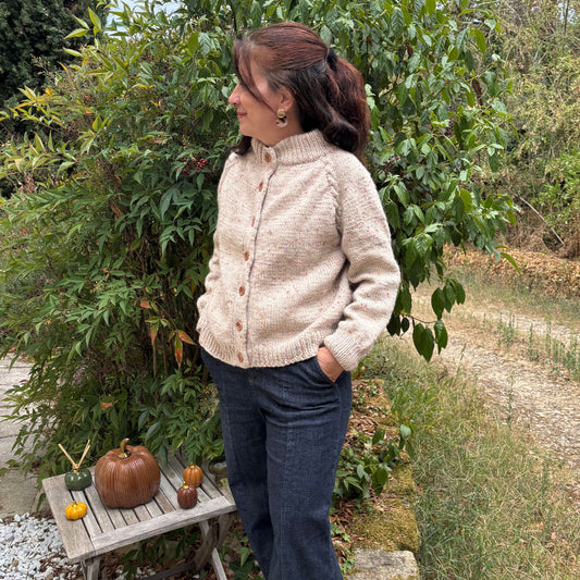 Patron tricot veste Unai - Modèle femme PDF