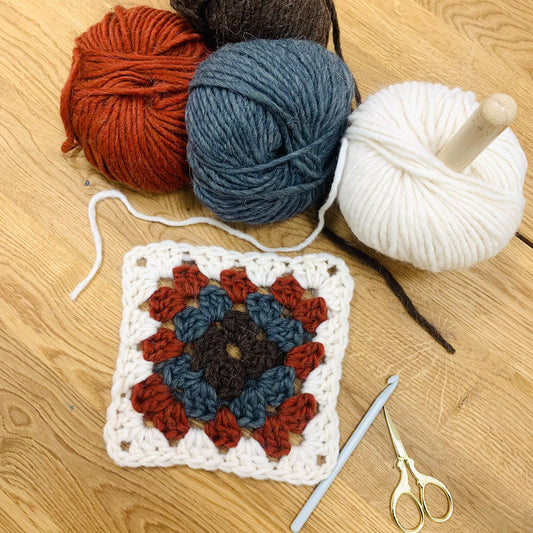 Réalise ton granny square au crochet (débutant)