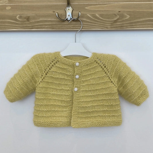 Patron tricot cardigan Noelia - Modèle bébé PDF
