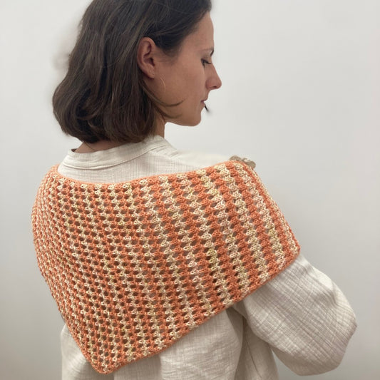 Patron tricot mini châle Botanika - Modèle femme PDF