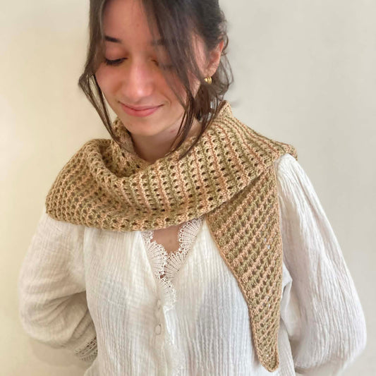 Patron tricot mini châle Botanika - Modèle femme PDF