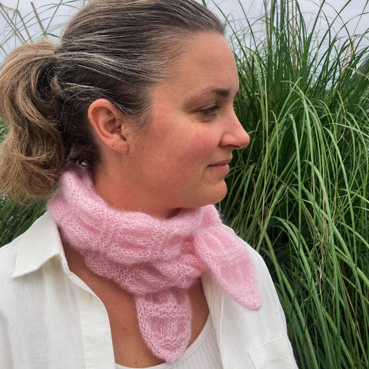 Patron tricot mini écharpe Nelly - Modèle femme PDF