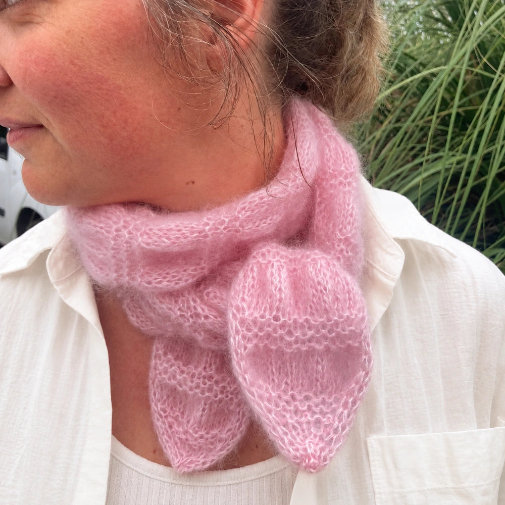 Patron tricot mini écharpe Nelly - Modèle femme PDF