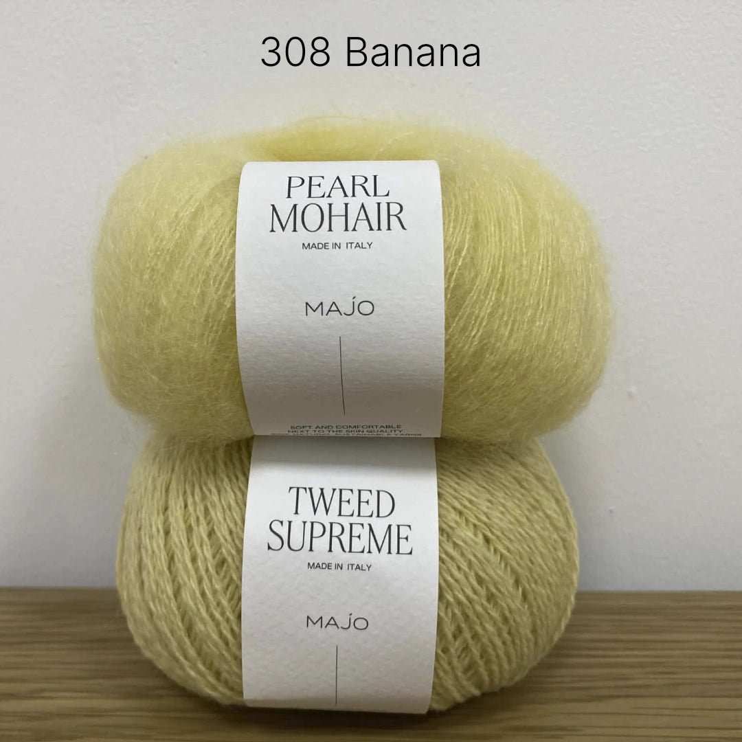 Kit tricot pull Ainara – Patron pull mohair, soie et mérinos femme – Niveau intermédiaire